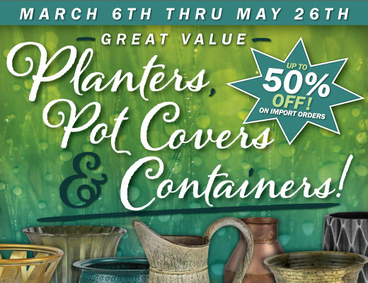 Great Value Spring Containers!